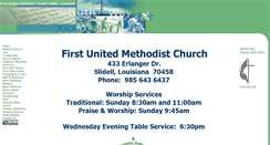 Desktop Screenshot of firstumcslidell.org